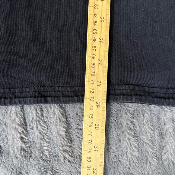 Nike Black Long Sleeve Hooded T Shirt Size XXL Cotton Made in Malaysia *Stain - Picture 10 of 11